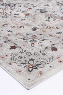 Winter Glen Ivory Red Traditional Rug