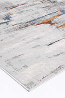 Wisteria Glen Blue Red Abstract Rug