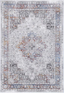 Amber Grove Grey Blue Traditional Rug