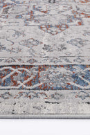 Amber Grove Grey Blue Traditional Rug
