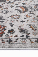 Azure Grove Ivory Red Traditional Rug