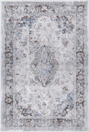 Briar Grove Ivory Blue Traditional Rug