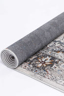 Briar Grove Ivory Blue Traditional Rug