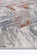 Coral Grove Grey Multi Geometric Rug