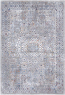 Dune Grove Grey Blue Traditional Rug