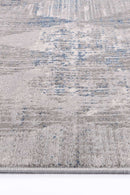 Evergreen Grove Grey Blue Geometric Rug