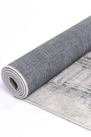 Evergreen Grove Grey Blue Geometric Rug