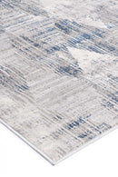 Evergreen Grove Grey Blue Geometric Rug