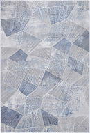 Fable Grove Grey Blue Geometric Rug