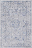 Fern Grove Cream Blue Traditional Rug