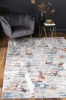 Cinder Grove Grey Multi Abstract Rug