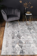 Ember Grove Grey Multi Geometric Rug