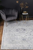 Fern Grove Cream Blue Traditional Rug