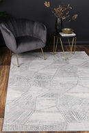 Hazel Grove Grey Geometric Rug