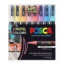 Posca Pc3M Paint Pastel Markers Soft Colours Pack Of 8