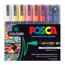 Posca Pc5M Waterbased Paint Marker Medium Bullet Assorted Pack Of 16