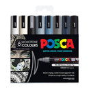 Posca Pc5M Paint Markers Medium Bullet Mono Pack Of 8