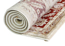 Indigo Grove Cream Red Traditional Rug
