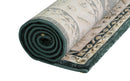 Juniper Grove Green Cream Traditional Rug