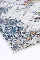 Coral Haven Cream Grey Abstract Rug