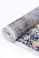 Golden Haven Cream Blue Rug