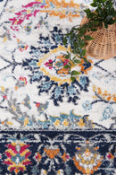 Golden Haven Cream Blue Rug