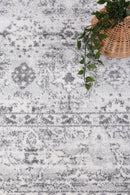 Moonlit Grove Grey Traditional Rug