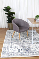 Olive Grove Grey Traditional Rug