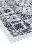 Orchid Grove Ivory Blue Traditional Rug