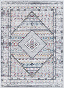 Pearl Grove Grey Tribal Rug