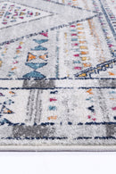 Pearl Grove Grey Tribal Rug
