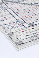 Pearl Grove Grey Tribal Rug