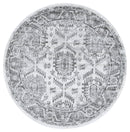 Sunset Grove Cream Grey Traditional Round Rug