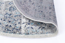 Winter Grove Grey Traditional Round Rug