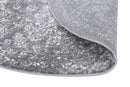 Wisteria Grove Grey Traditional Round Rug