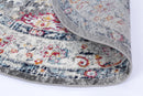 Blossom Haven Grey Multi Round Rug
