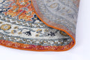 Briar Haven Orange Round Rug