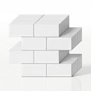3D Peel and Stick Wall Tiles Self Adhesive Subway Backsplash 10 Sheets, White