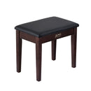 Piano Bench Stool with Storage Wooden PU Leather