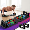Push Up Board Home Gym Multi Function Workout Rack Black