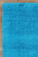 Indigo Haven Teal Shag Rug