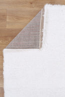 Maple Haven White Shag Rug