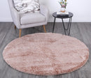 Misty Haven Camel Shag Round Rug