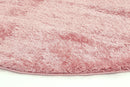 Rosewood Haven Pink Shag Round Rug
