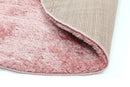 Rosewood Haven Pink Shag Round Rug
