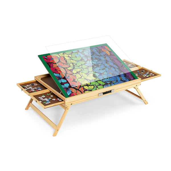 1000 Pieces Adjustable Portable Puzzle Table