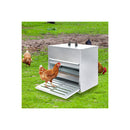 10Kg Auto Chicken Feeder Dispenser Galvanised Steel