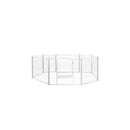 8 Panel Pet Dog Playpen Puppy White