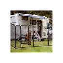 8 Panel Pet Dog Playpen Puppy Black 48 Inches