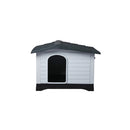 Dog Kennel Outdoor Indoor Plastic Large Grey
